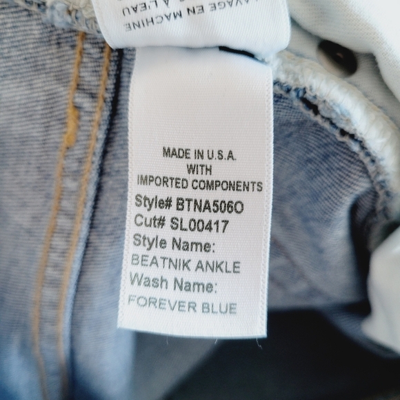 SLVRLAKE Beatnik Ankle Jeans in Forever Blue - Picture 11 of 15